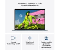 Apple MacBook Air M5/24GB/4TB/Mac OS Błękitny 10R GPU - 1589316 - zdjęcie 5